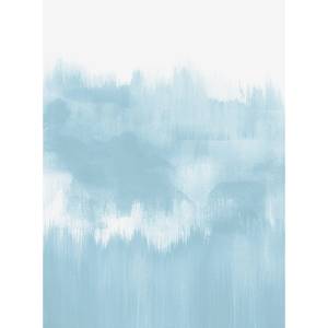 Fotomurale Abisso Tessuto non tessuto - Bianco / Azzurro - 1,92cm x 2,6cm - Azzurro / Bianco