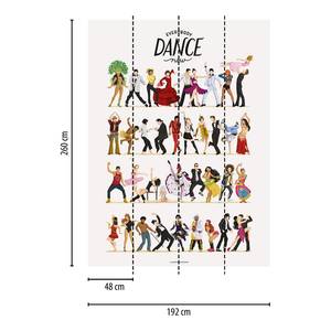 Papier peint Dance Final Intissé - 1,92 x 2,6 cm