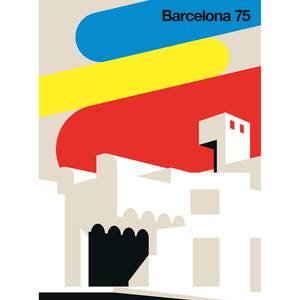 Fotobehang Barcelona 75 Mica - 2cm x 2,7cm - 200g Vlies-Mica