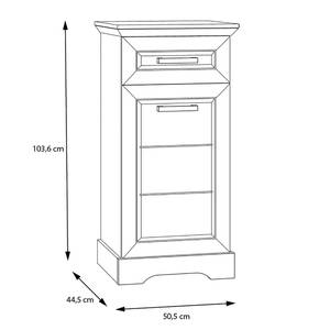 Commode New Dessa I Imitation pin blanc