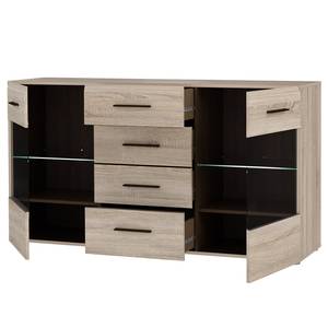 Sideboard Taradale Inkl. Beleuchtung - Eiche Sonoma Dekor