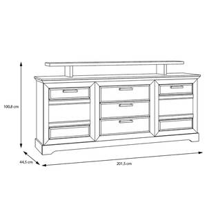 Buffet New Dessa II Imitation pin blanc