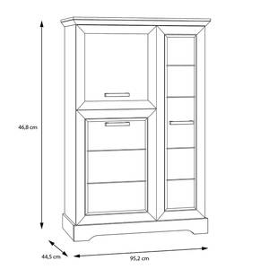 Credenza New Dessa I Effetto pino bianco