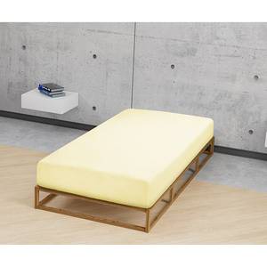 Drap en éponge 0012344 Éponge - Jaune clair - 140 - 160 x 200 cm