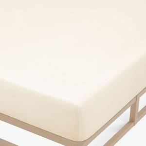 Fijnjersey hoeslaken 0077144 katoen jersey - Crème - 180-200x200cm