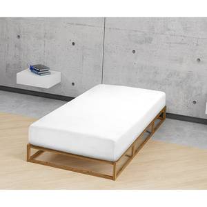 Lenzuolo con gli angoli 0012344 Tessuto di spugna - Bianco - 140-160 x 200 cm