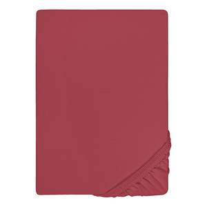 Drap housse en jersey fin 0077144 Jersey de coton - Marron rouille - 140 - 160 x 200 cm