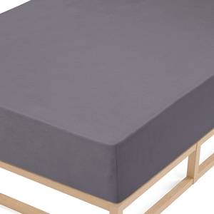 Drap en éponge 0012344 Éponge - Gris argenté - 180-200 x 200 cm