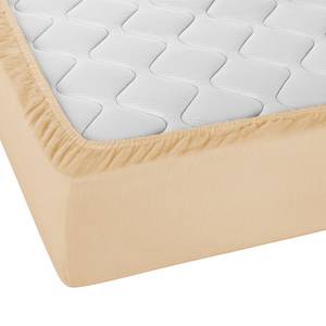 Drap-housse en flanelle 0002744 Coton - Beige - 180-200 x 200 cm