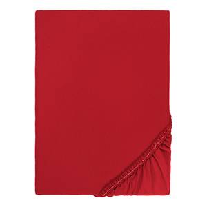 Drap-housse en flanelle 0002744 Coton - Rouge - 140 - 160 x 200 cm