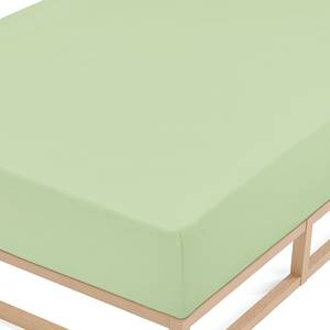 Lenzuolo con gli angoli 0002744 Cotone - Verde pistacchio - 140-160 x 200 cm