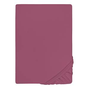 Drap housse en jersey élastique 0077866 Coton / Élasthanne - Mûre - 120-130 x 200-220 cm