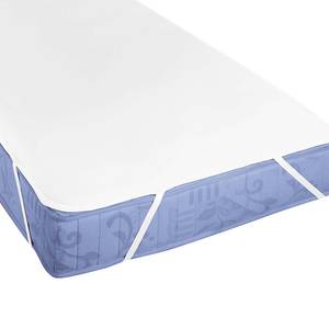 Protège-matelas en molleton 0808302 Coton - Blanc - 90 x 160 cm