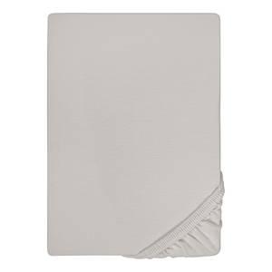 Drap housse en jersey élastique 0077866 Coton / Élasthanne - Gris clair - 180-200 x 200-220 cm