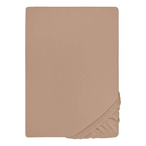 Drap housse en jersey élastique 0077866 Coton / Élasthanne - Latte macchiatto - 90-100 x 200-220 cm