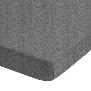 Drap-housse 0841380 Flanelle de coton - Gris foncé - 140 - 160 x 200 cm