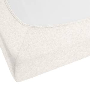 Drap-housse 0841380 Flanelle de coton - Gris clair - 140 - 160 x 200 cm