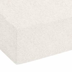 Spannbetttuch 0841380 Baumwolle Flanell - Lichtgrau - 90-100 x 200 cm