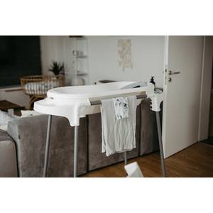 Bade-Set TOP Xtra (2-teilig) Weiß - Kunststoff - Textil - 52 x 102 x 129 cm