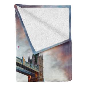 Plaid London polyester - meerdere kleuren - 175 x 230 cm