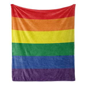 Plaid Pride polyester - meerdere kleuren - 125 x 175 cm