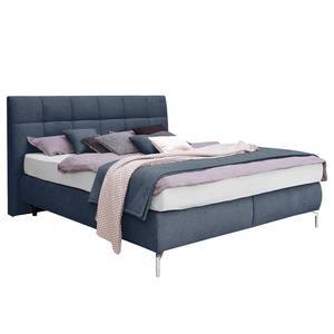 Boxspringbett Arano Chenille GCP: 106 denim - 160 x 200cm - H2