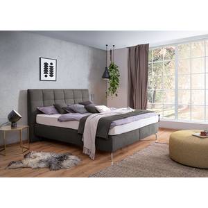 Lit boxspring Arano Tissu Chenille GCP: 84 brown grey - 200 x 200cm - Matelas double D2/D3