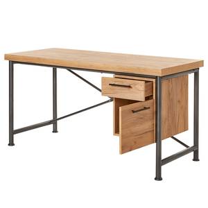 Bureau Craft D 151 kerneikenhouten look/antracietkleurig