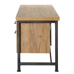 Bureau Craft D 151 kerneikenhouten look/antracietkleurig