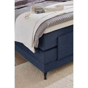 Boxspring Emalia Chenille GCP: 106 denim - 160 x 200cm - H2 zacht