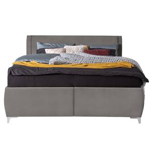 Gestoffeerd bed Gaby Microvezel GDU: 9 stone grey - 180 x 200cm - H3 medium