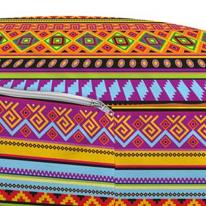 Pouf Mexicain II Polyester - Multicolore