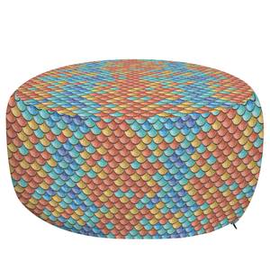 Pouf Poisson Polyester - Multicolore