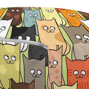 Poef Katten polyester - meerdere kleuren