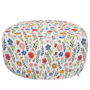 Pouf Aquarell II Polyester - Mehrfarbig