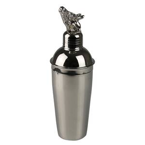 Cocktailshaker Giraffe Metall - Silber