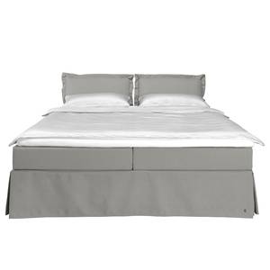 Boxspring Cushion Box Stof TBO: 29 moody grey - 180 x 200cm - Tweepersoonsmatras H2/H3