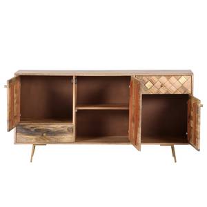 Sideboard Yearby Mango massiv - Mango / Gold