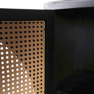 Credenza Nasva Metallo / Legno di abete massello - Beige / Nero