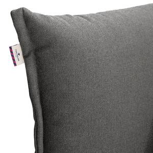 Boxspringbett Soho Pillow Webstoff - Stoff TBO: 19 woven grey - 140 x 200cm - H2 - Mit Motiv