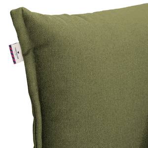 Boxspringbett Soho Pillow Webstoff - Stoff TBO: 323 soft olive - 160 x 200cm - H2 - Mit Motiv