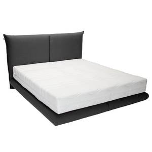 Boxspringbett Soho Pillow Webstoff - Stoff TBO: 9 anthrazite - 160 x 200cm - H3 - Unifarben