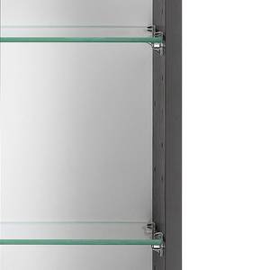 Spiegelschrank BOOYA Inklusive Beleuchtung - Graphit - Breite: 60 cm
