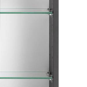 Spiegelschrank BOOYA Inklusive Beleuchtung - Graphit - Breite: 80 cm