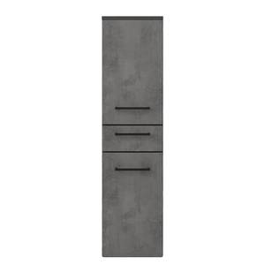 Badkamerset BOOYA III (3-delig) zonder verlichting - donkere betonnen look/grafietkleurig