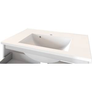 Set mobili per il bagno Verciano I (2) Cashmere - Larghezza: 100 cm