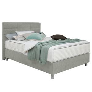 Boxspringbett Jonna Chenille TBS: 69 Achatgrau - 120 x 200cm - H2