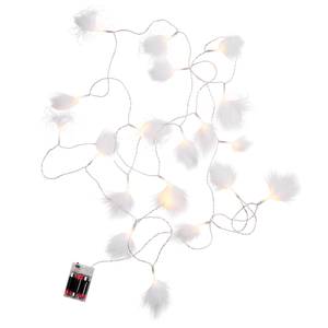 Guirlande lumineuse FEATHERS II Acier / Polyester PVC - 20 ampoules