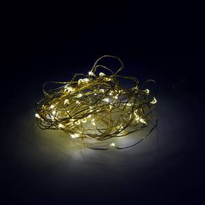 LED-Lichterkette TWINE LIGHTS III Kunststoff - 50-flammig - Gold