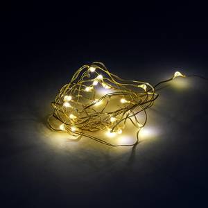 LED-Lichterkette TWINE LIGHTS II Kunststoff - 20-flammig - Gold